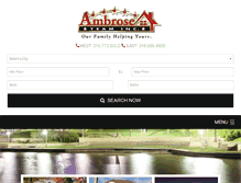 Tablet Screenshot of ambroseteam.com